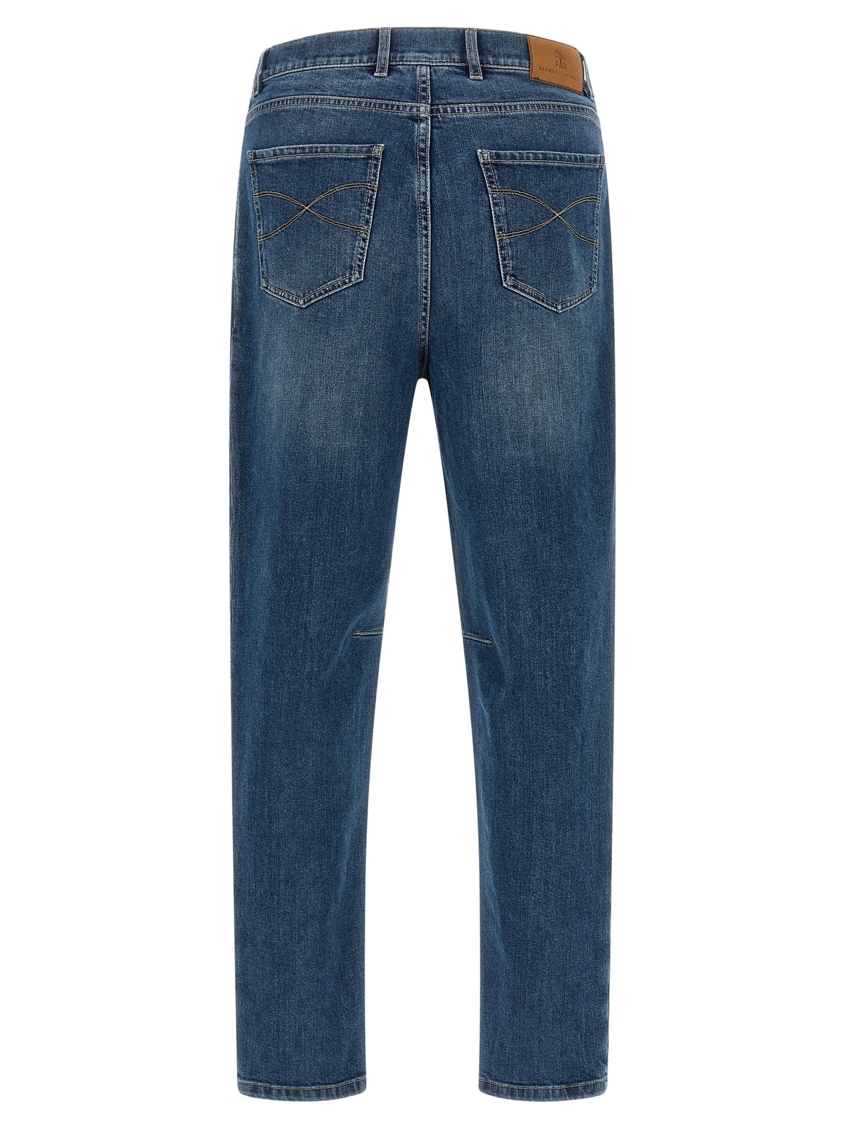 Brunello Cucinelli Blue Cotton Jeans Men's Denim