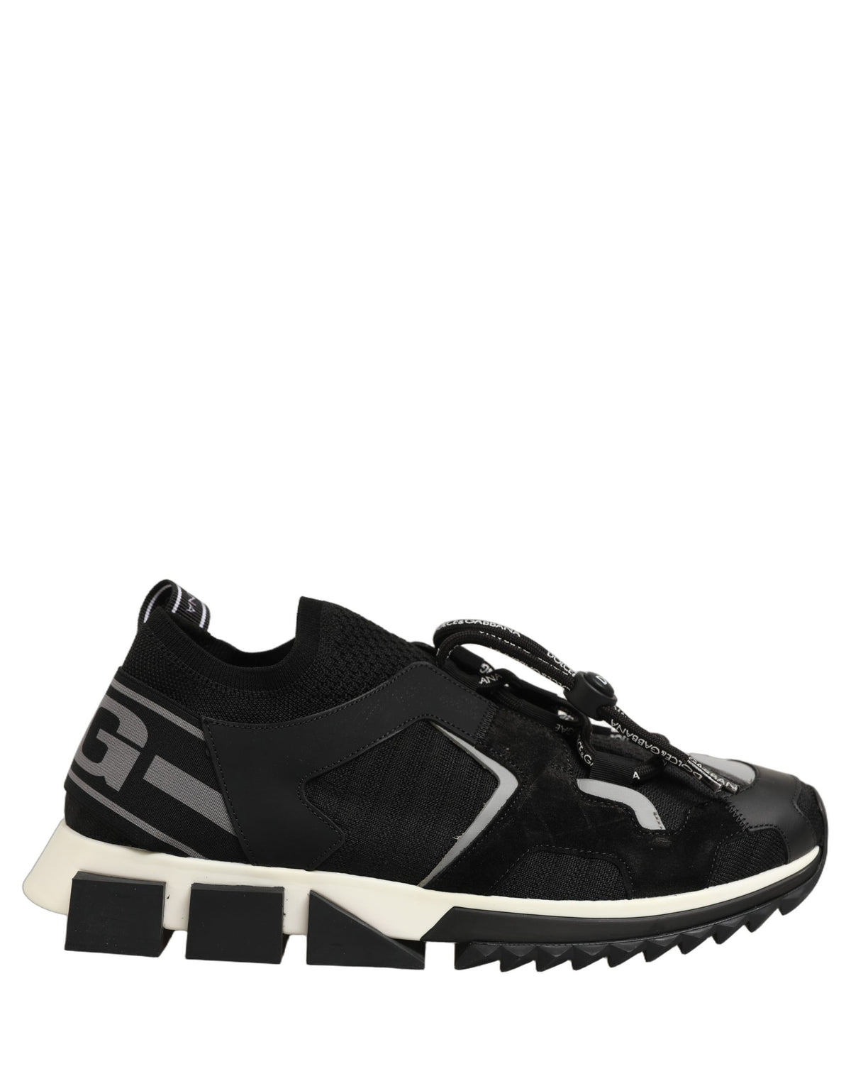 Dolce & Gabbana Black Sorrento Trekking Sneakers Men Men's Shoes