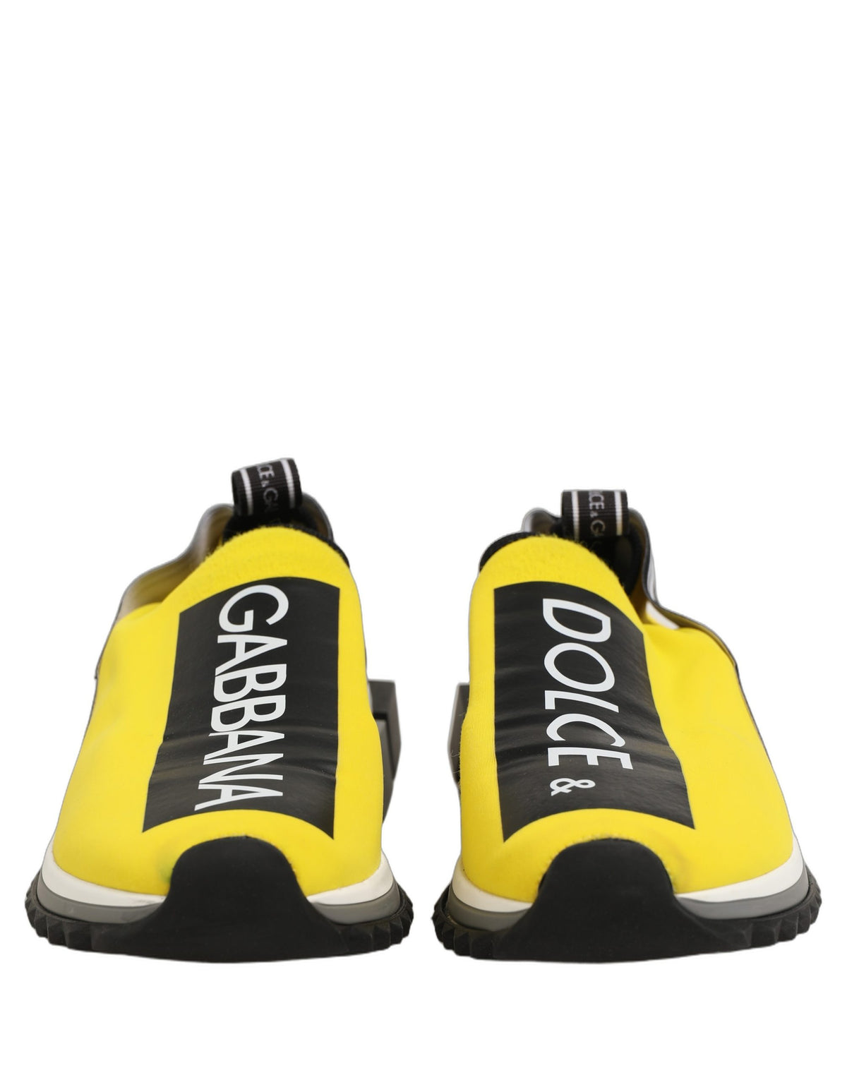 Dolce & Gabbana Yellow Sorrento Low Top Men Sneakers Men's Shoes (Pre-Owned)