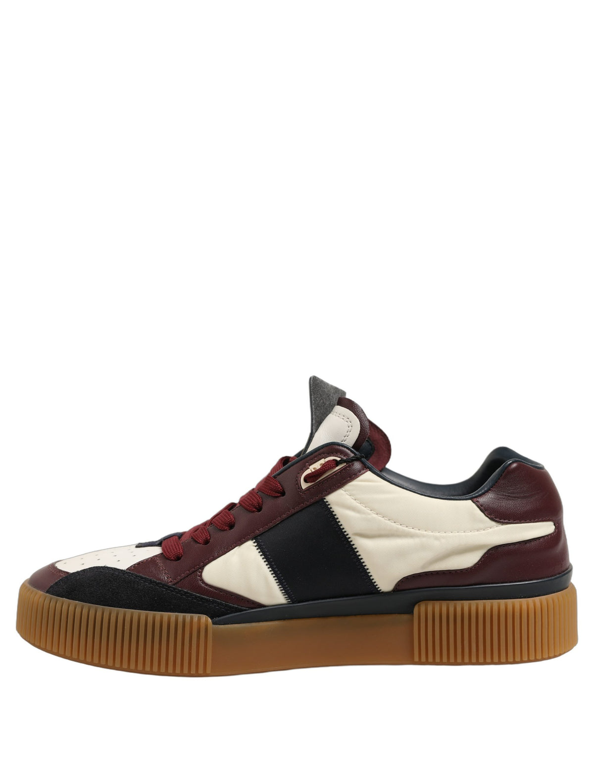 Dolce & Gabbana Multicolor Leather MIAMI Sneakers Men's Shoes