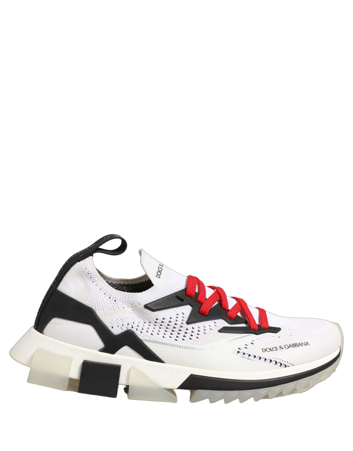 Dolce & Gabbana White SORRENTO Sport Stretch Sneakers Men's Shoes (Pre-Owned)