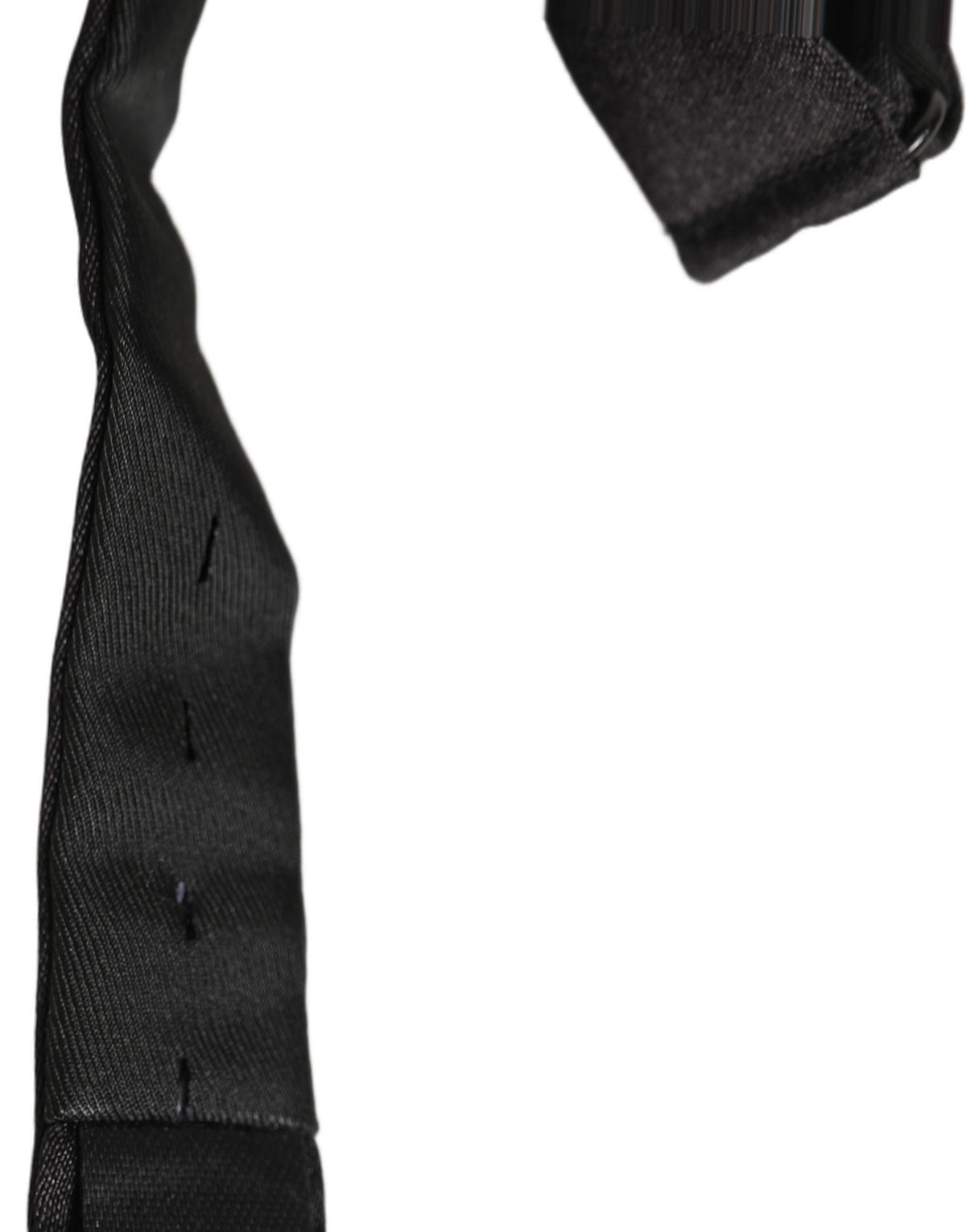 Dolce & Gabbana Men Black 100% Silk Adjustable Neck Papillon Bow Men's Tie