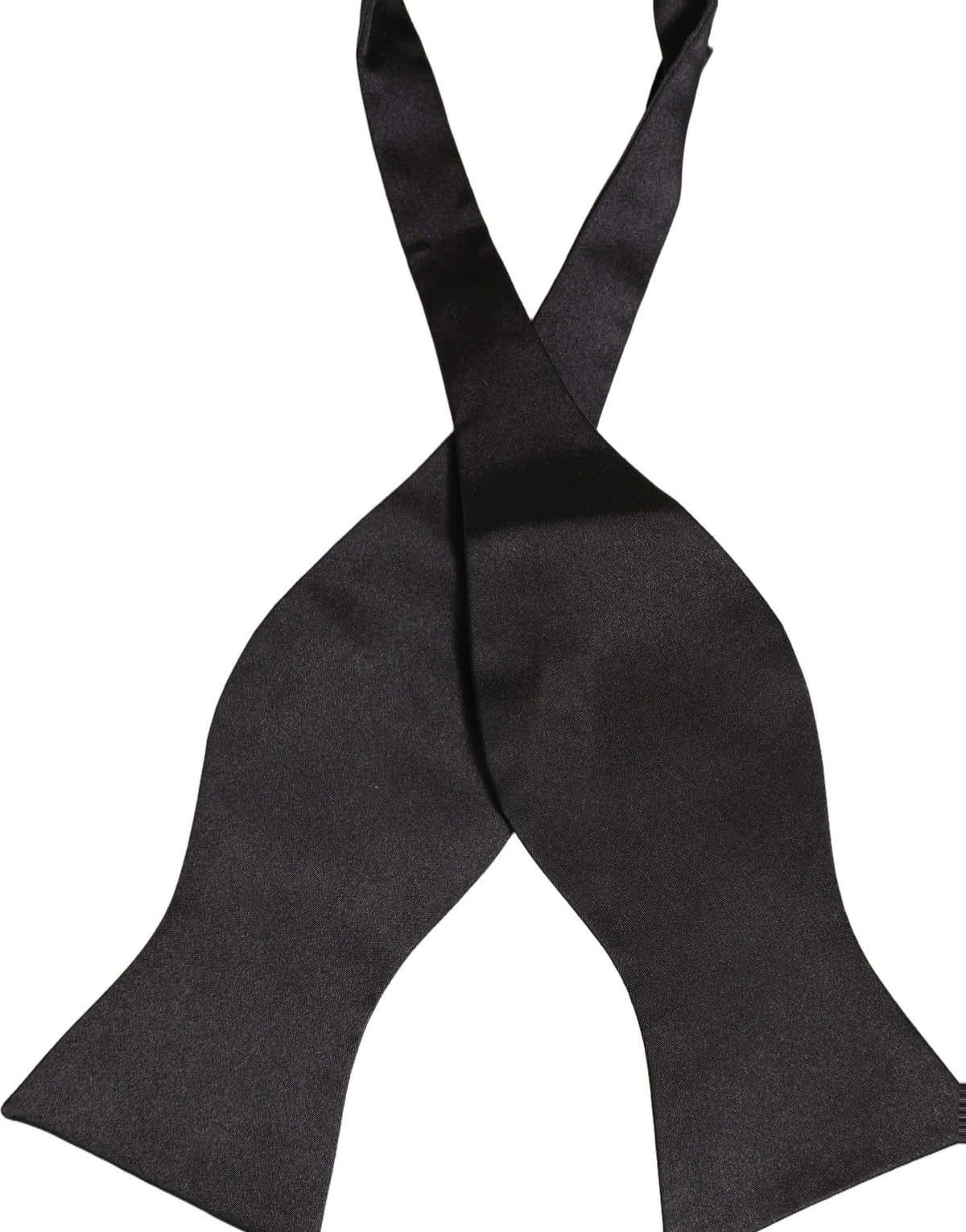 Dolce & Gabbana Men Black 100% Silk Adjustable Neck Papillon Bow Men's Tie