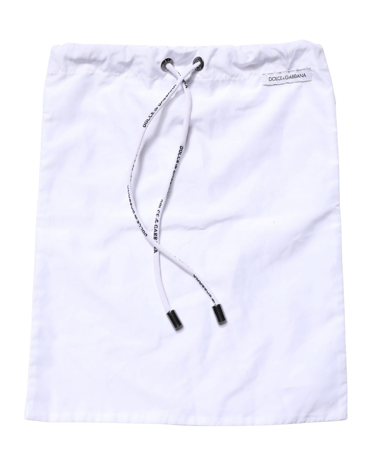 Dolce & Gabbana White DG Logo Men Drawstring Shorts Men's Swimwear