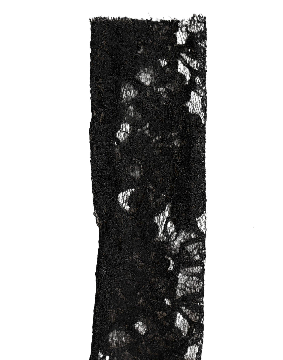 Dolce & Gabbana Sleeves Black Nylon Floral Lace WWomen'ser Women's Arm