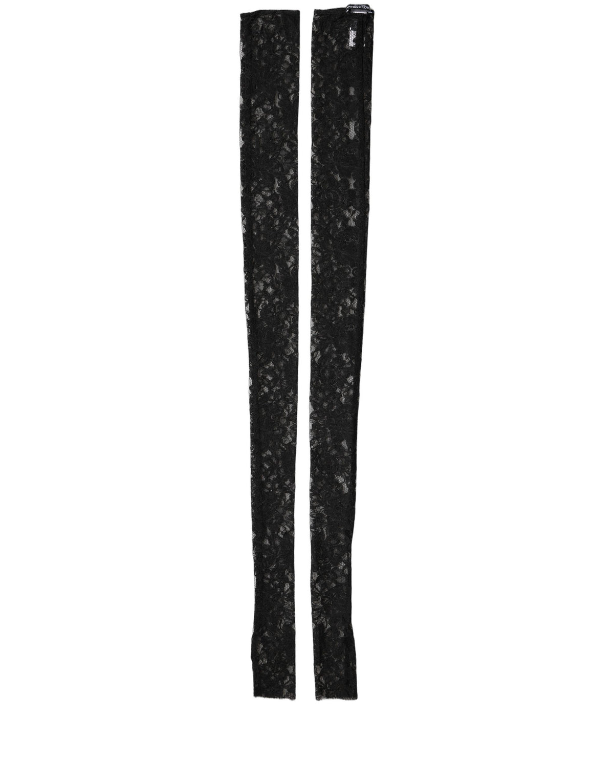 Dolce & Gabbana Sleeves Black Nylon Floral Lace WWomen'ser Women's Arm