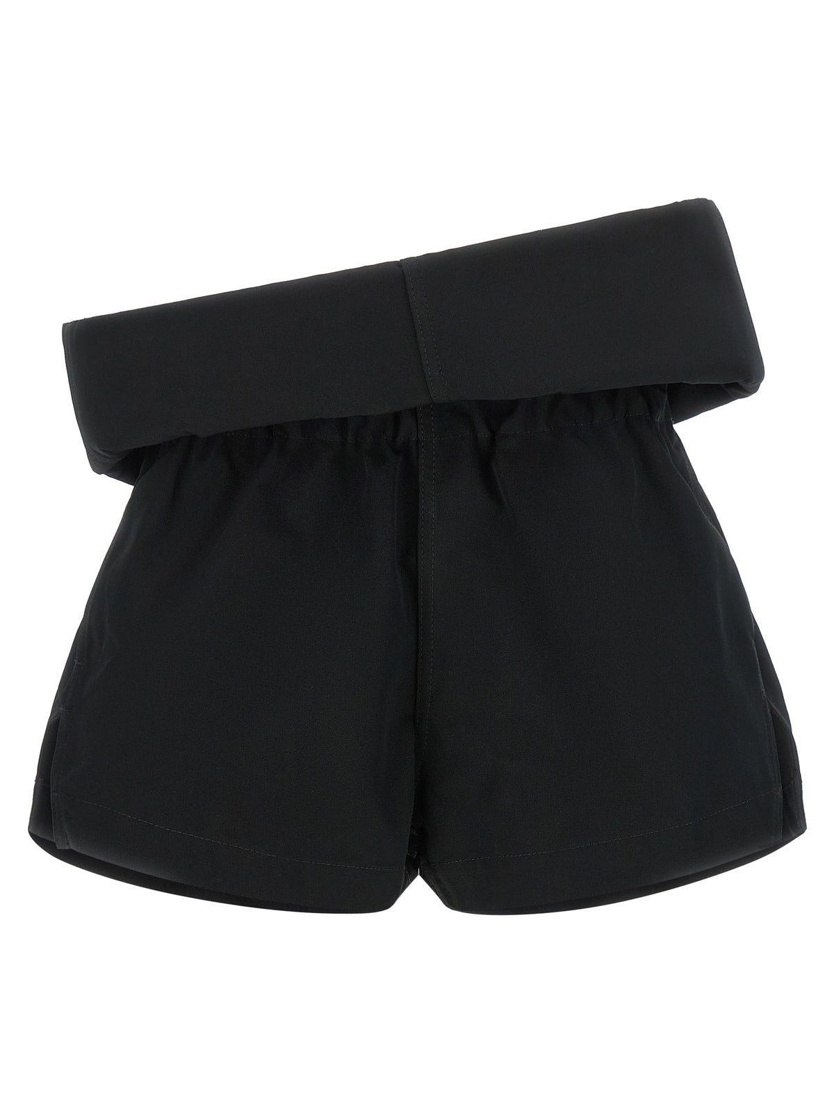 Rick Owens Black Polyester Bermuda Women's Shorts