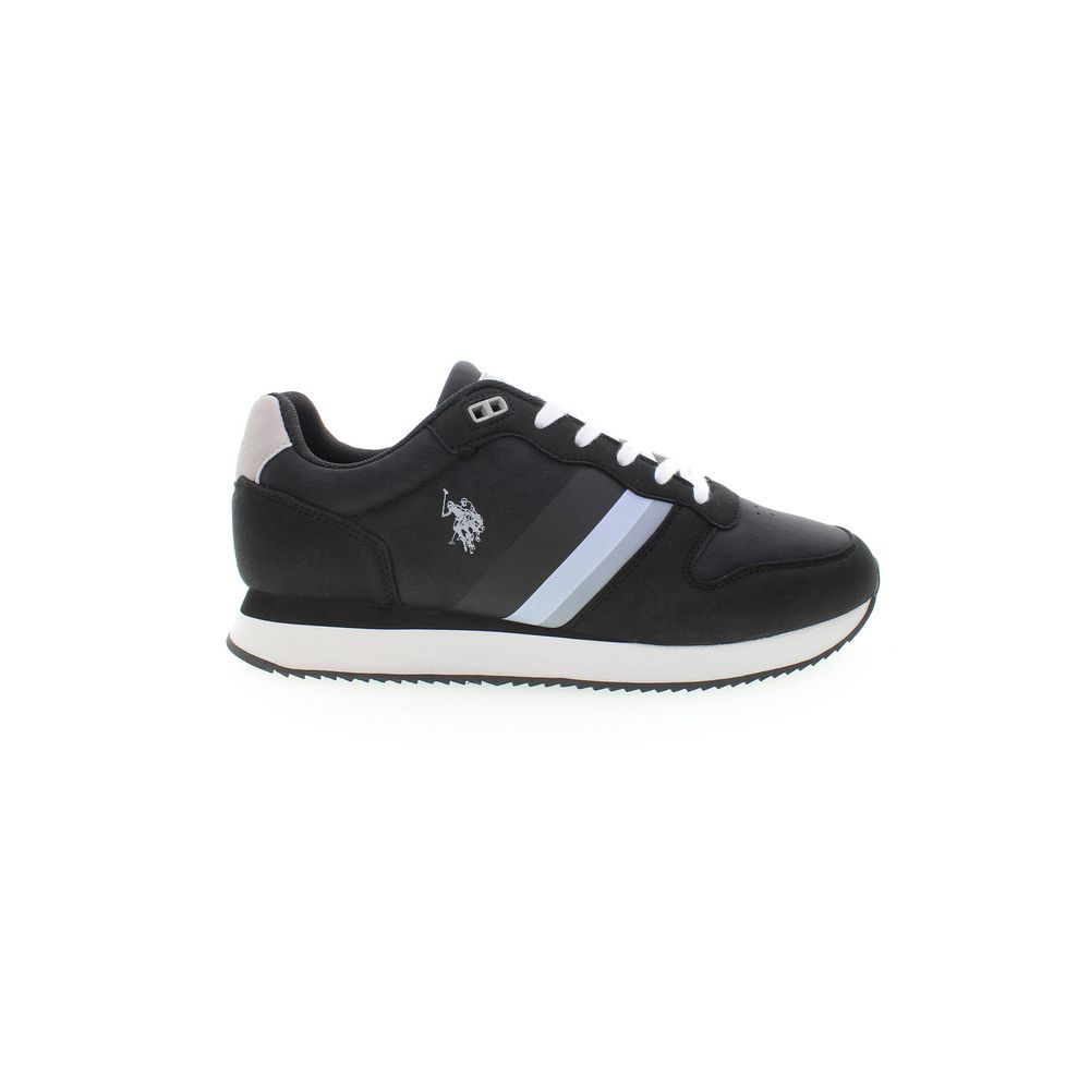 U.S. POLO ASSN. Black Polyester Men's Men's Sneakers