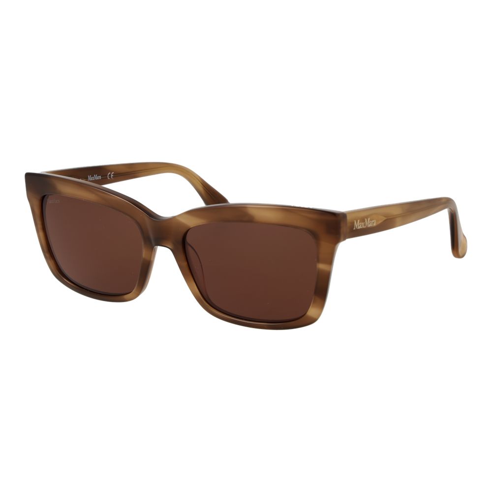 Max Mara Brown Acetate Glasses Women's (Frames)