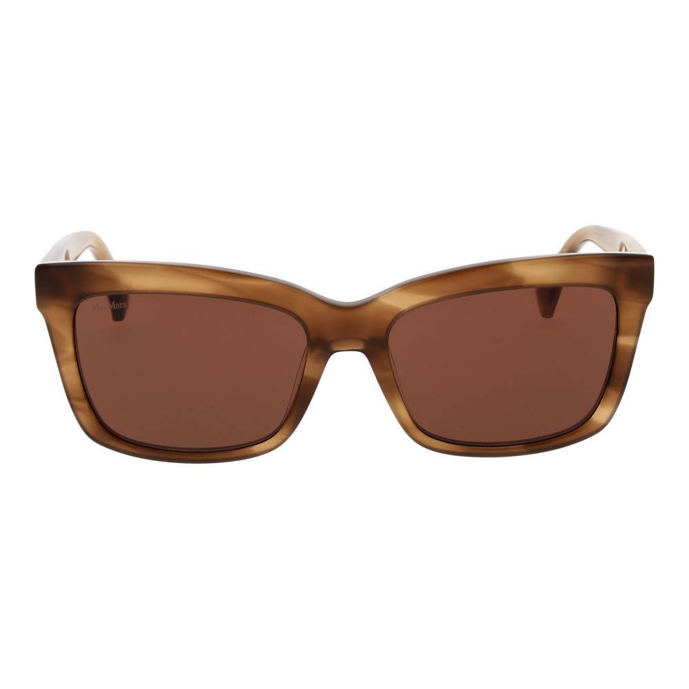 Max Mara Brown Acetate Glasses Women's (Frames)