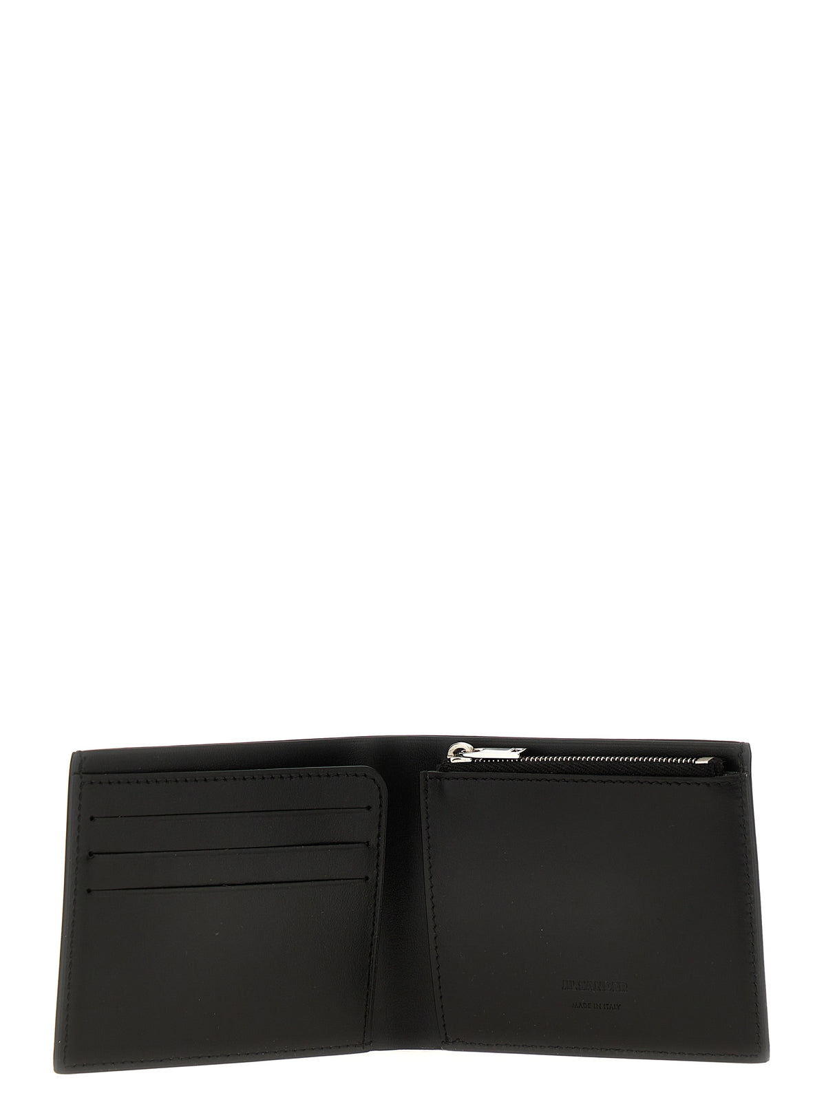 Jil Sander Black Calfskin Men's Wallet