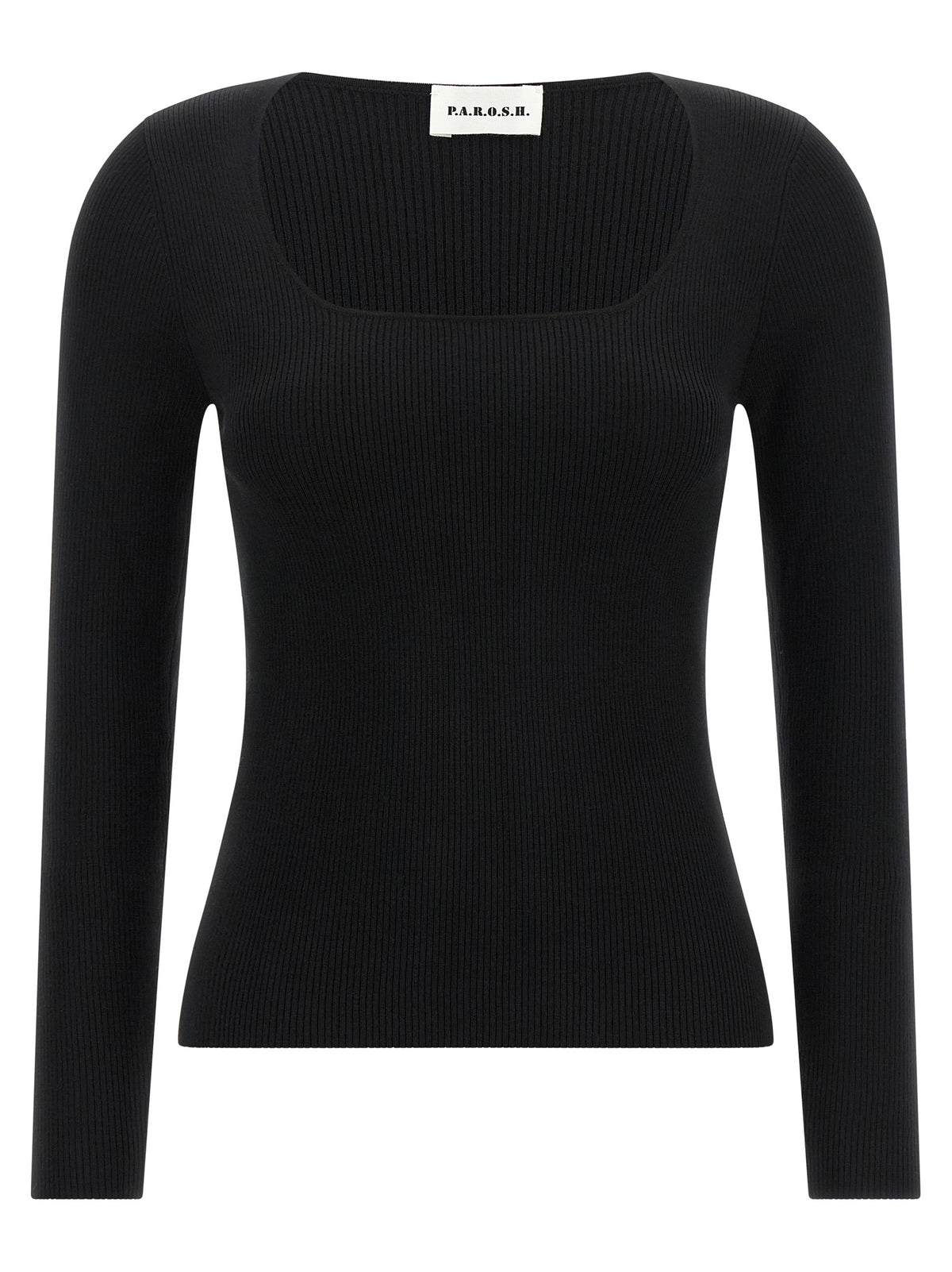 P.A.R.O.S.H. Black Wool Women's Cardigan