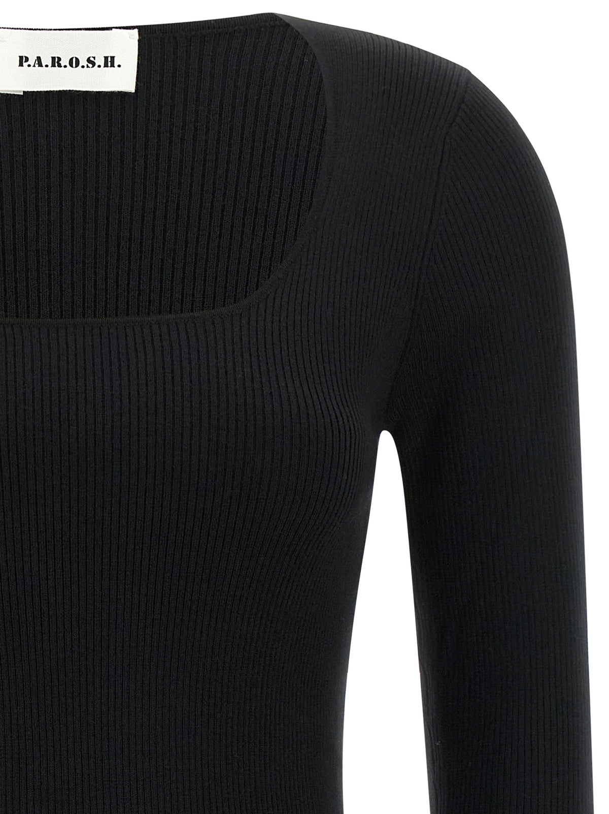 P.A.R.O.S.H. Black Wool Women's Cardigan