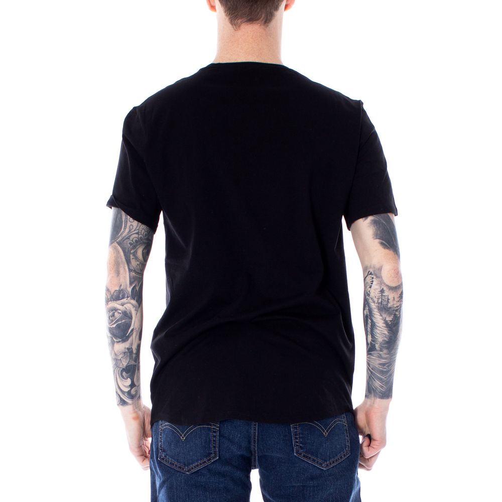 Only & Sons Black Cotton Men's T-Shirt