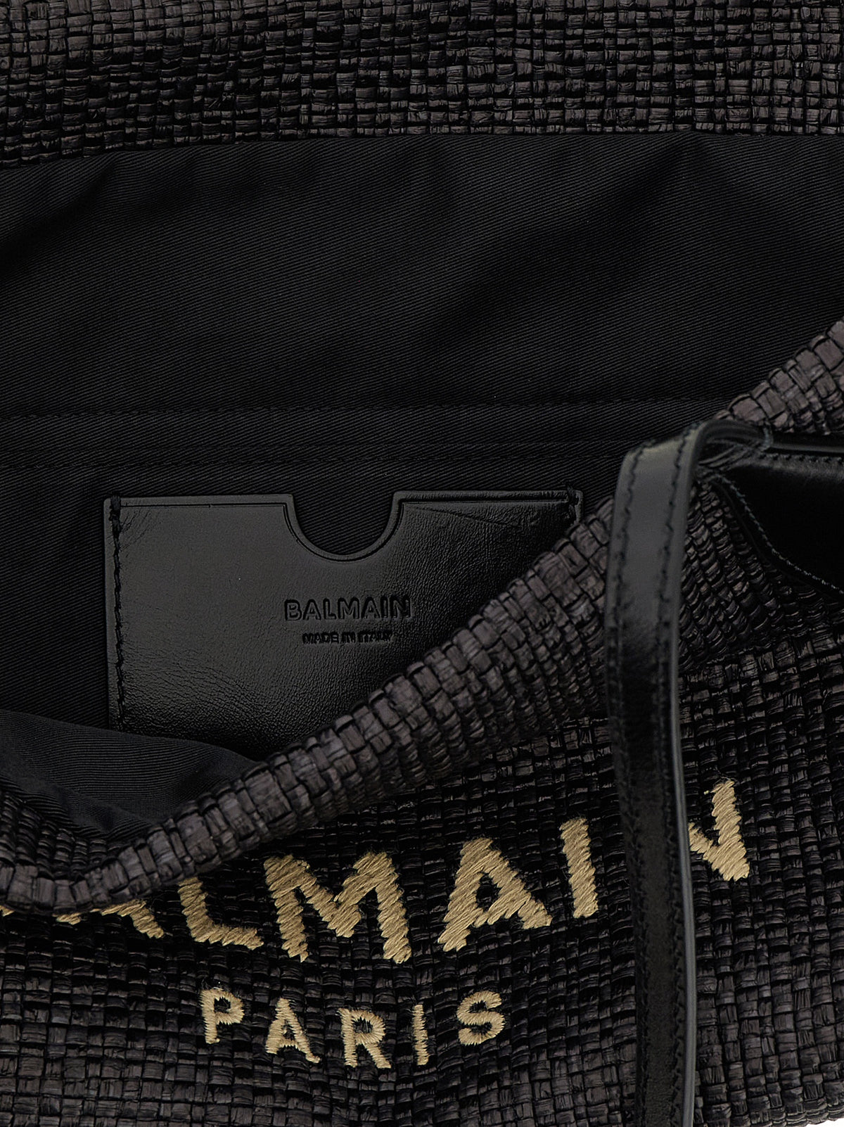Balmain Black Polyamide Tote Women's Bag