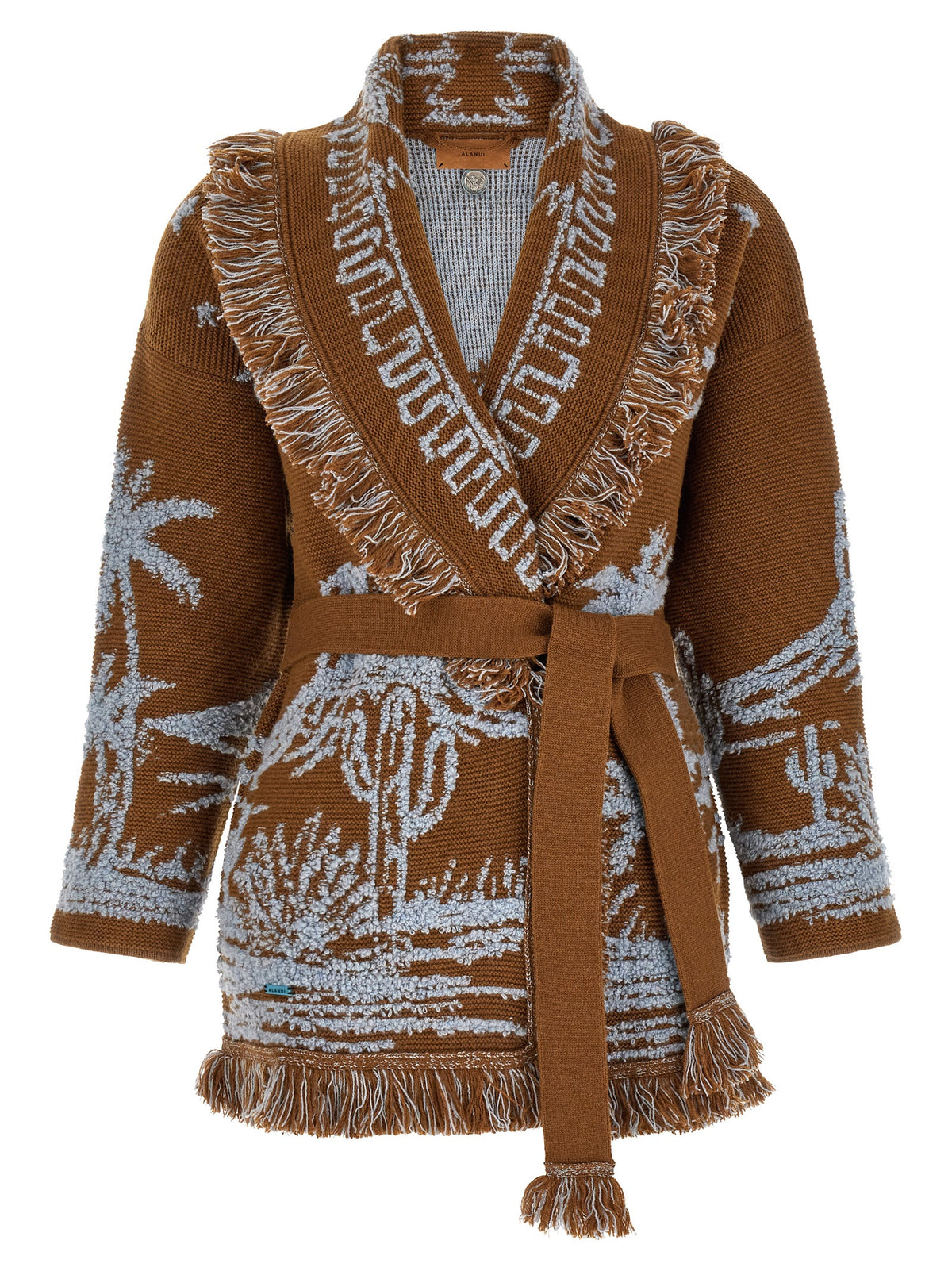 Alanui Brown Cashmere Women's Cardigan
