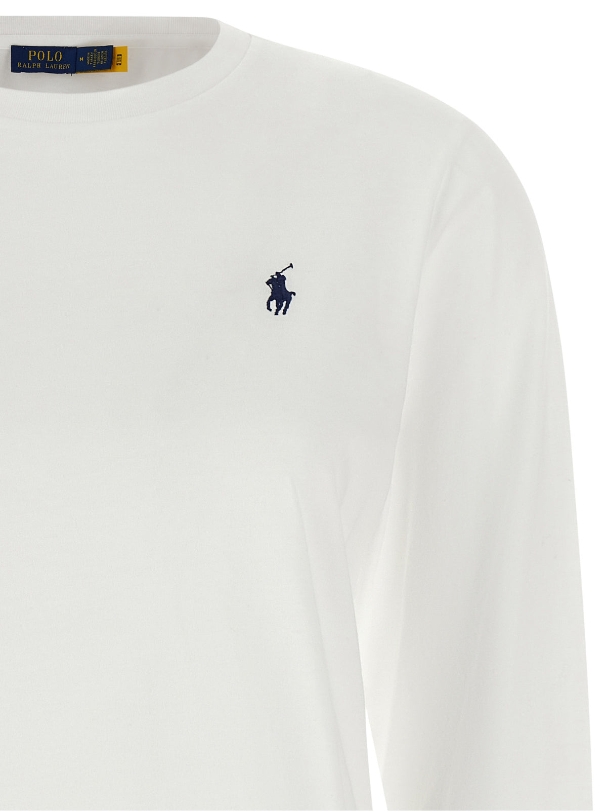 Polo Ralph Lauren White Cotton Long Sleeve Women's T-Shirt