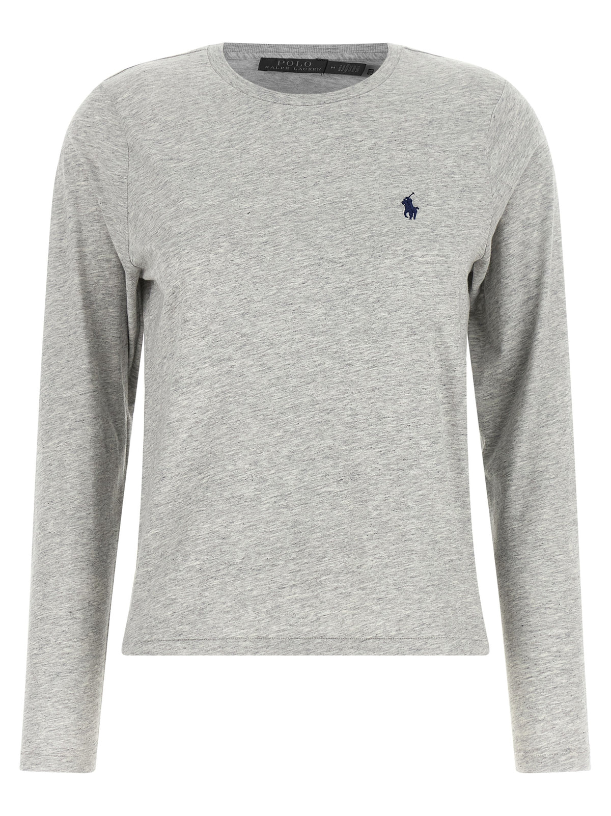 Polo Ralph Lauren Gray Cotton Long Sleeve Women's T-Shirt