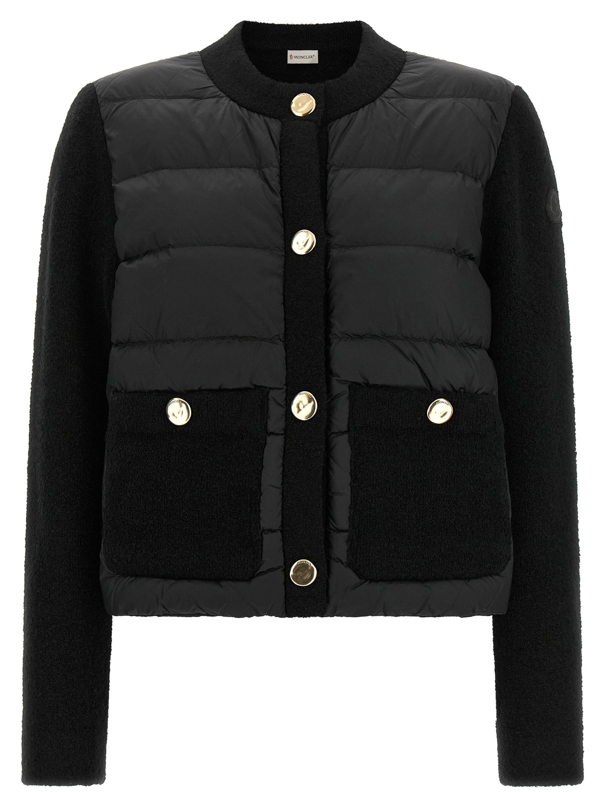 Moncler Black Polyamide Full-Length Women's Jacket