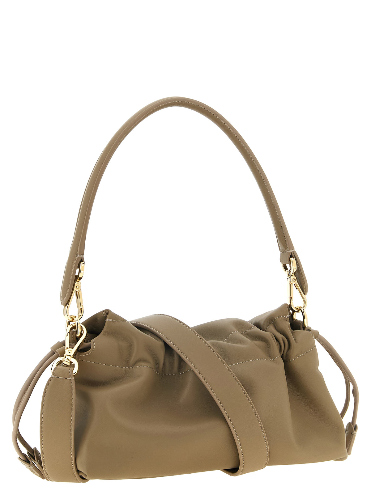 Fendi Beige Lamb Leather Women's Handbag