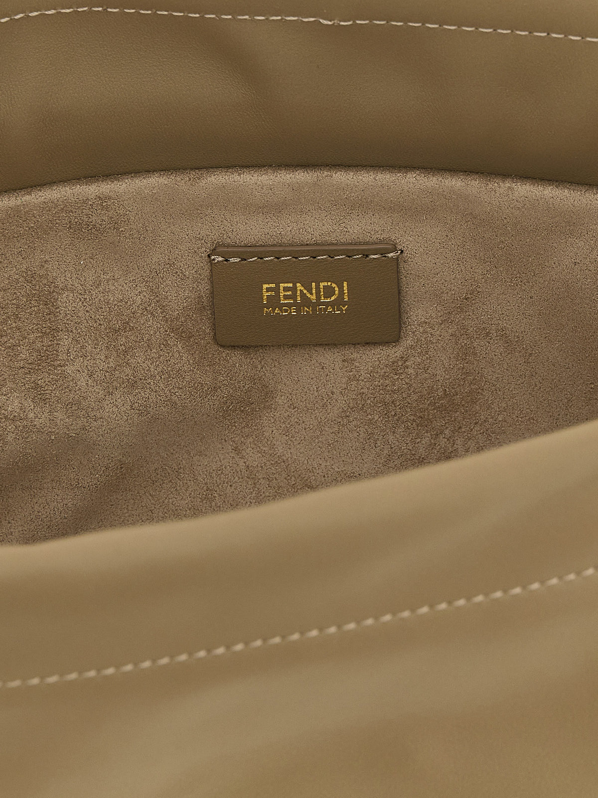 Fendi Beige Lamb Leather Women's Handbag