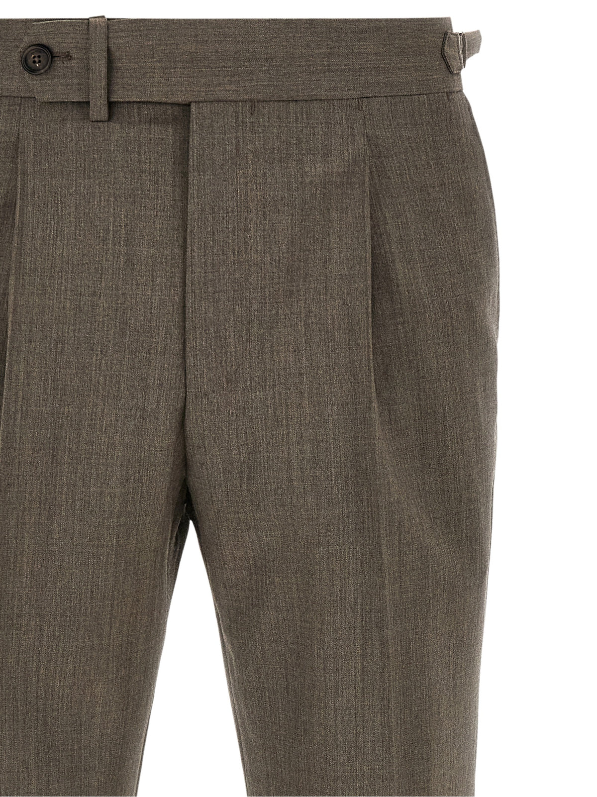 Pal Zileri Brown Wool Dress Men's Pants