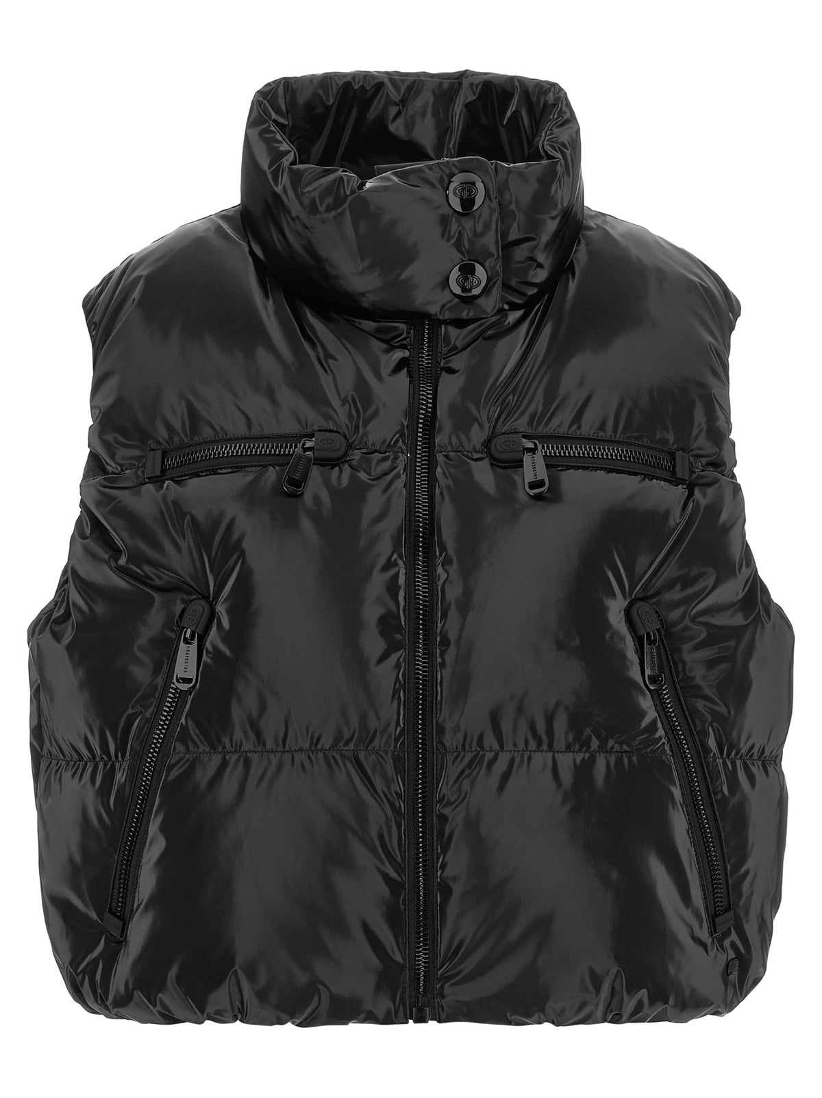 GOLDBERGH Black Polyethylene Sleeveless Women's Jacket