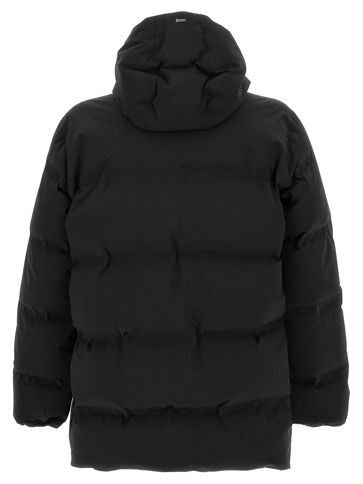 Herno Black Polyamide Full-Length Men's Jacket