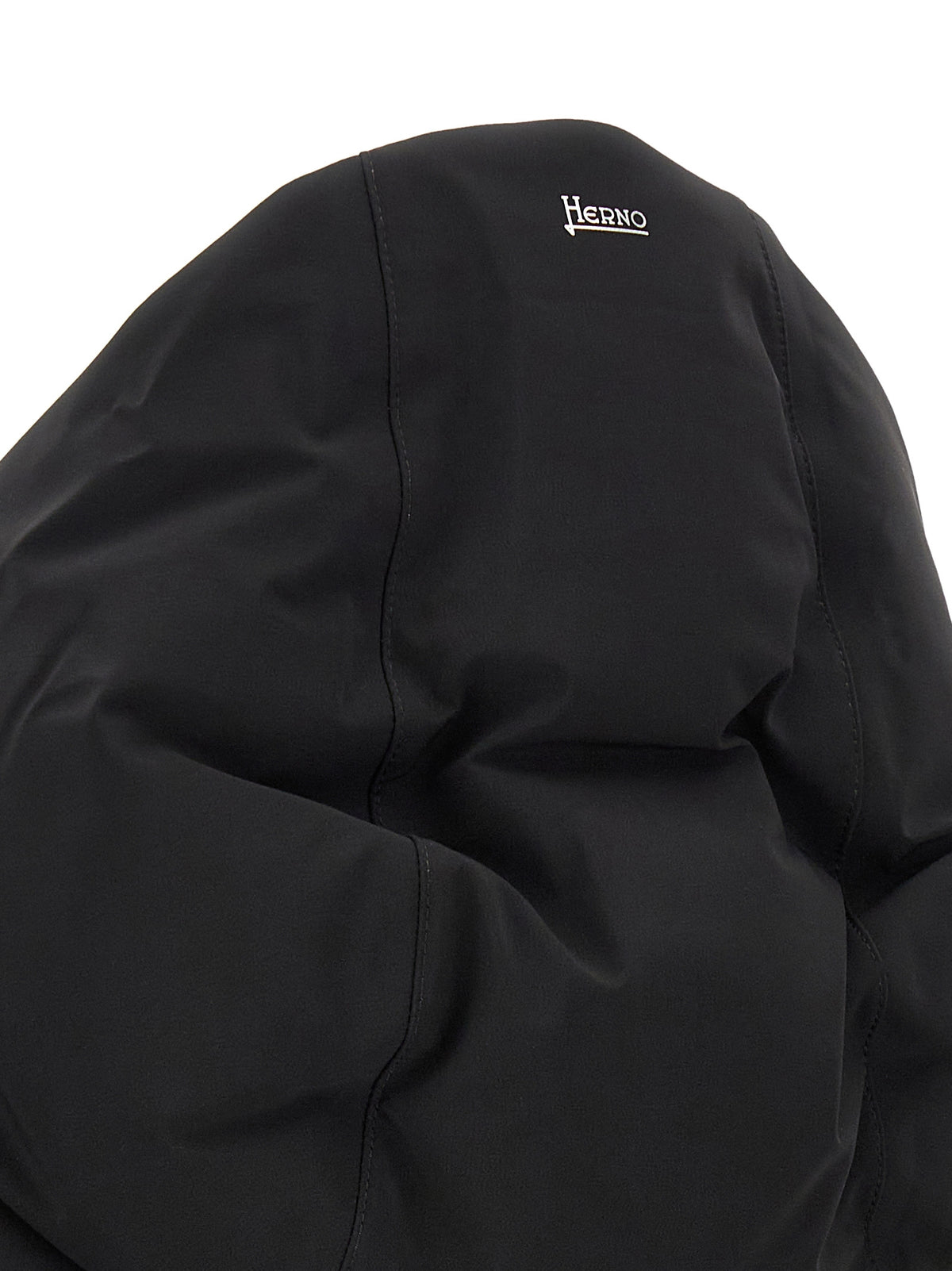 Herno Black Polyamide Full-Length Men's Jacket