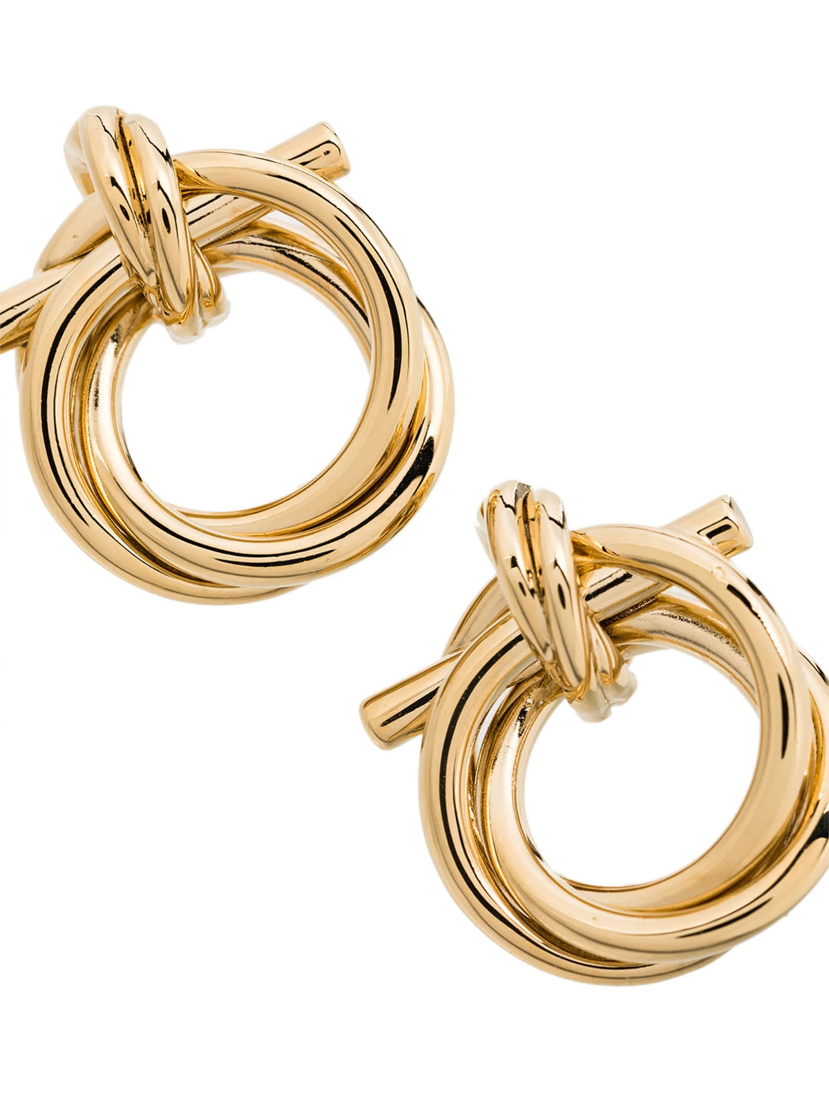 Ferragamo Gold Brass Women's Earrings
