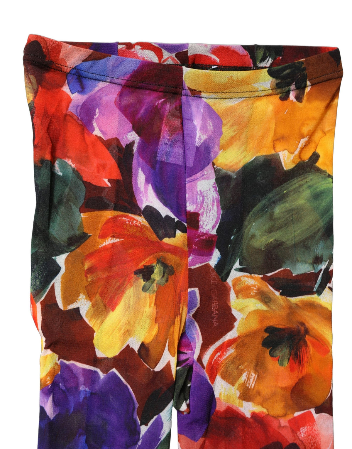 Dolce & Gabbana Multicolor Floral Nylon Tights Stockings Women's Socks