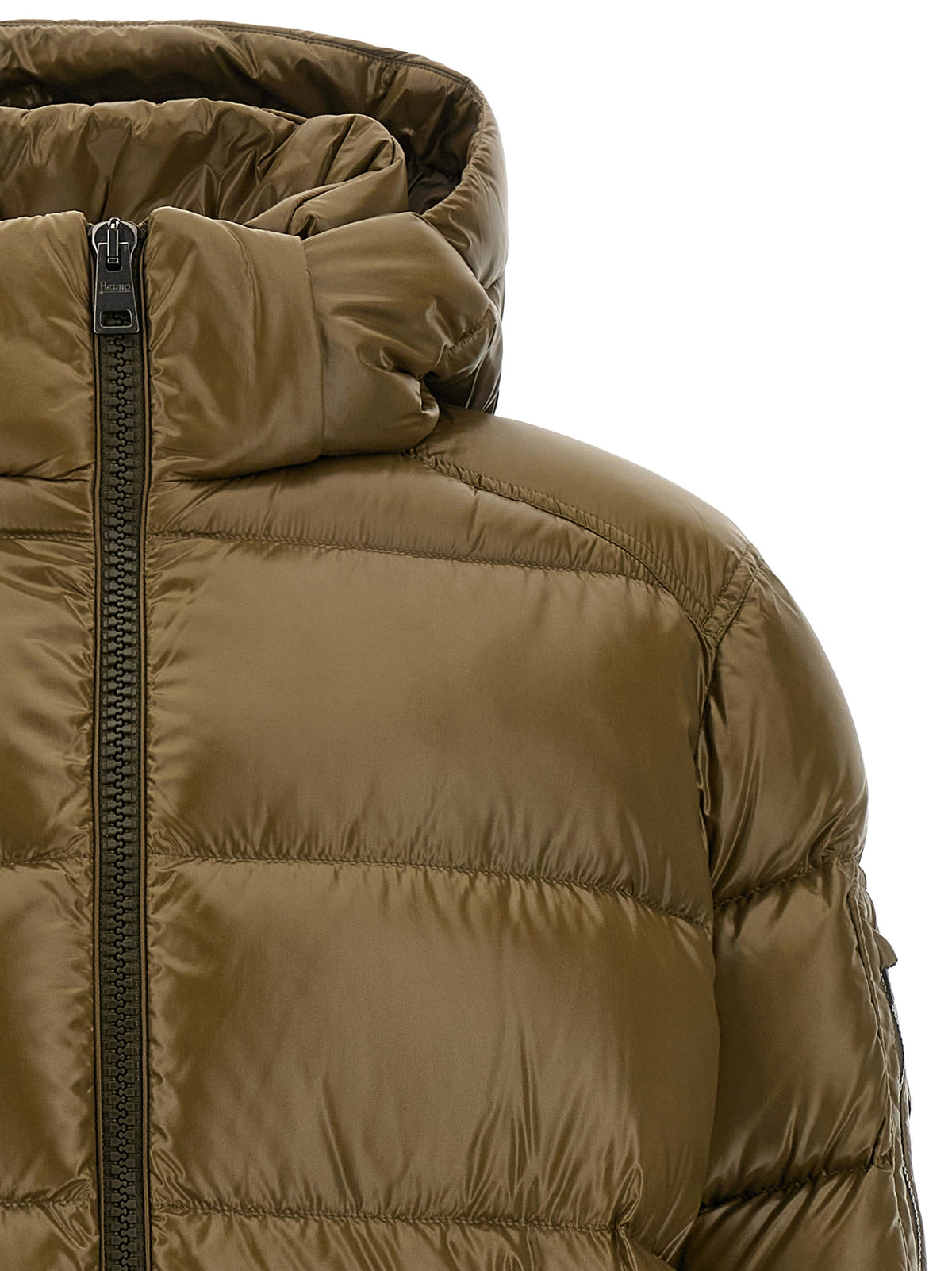 Herno Bicolor Polyamide Full-Length Men's Jacket