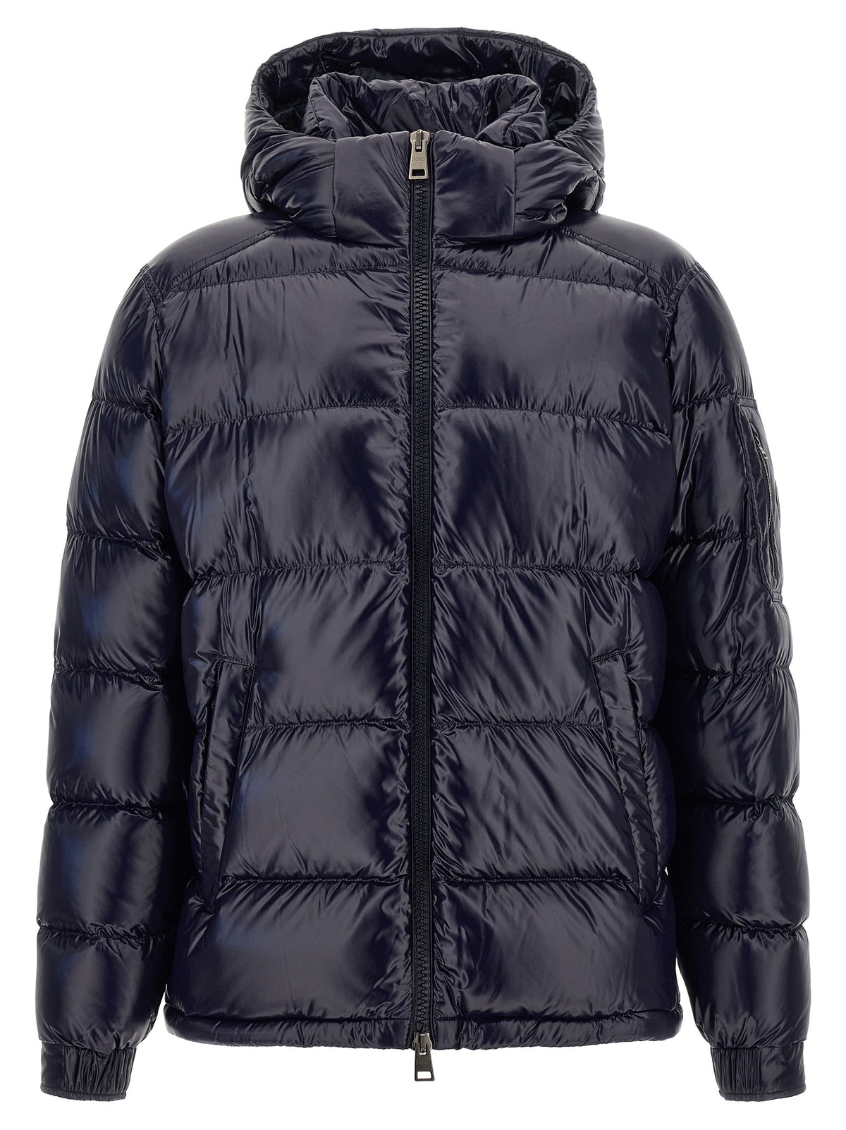 Herno Blue Polyamide Full-Length Men's Jacket