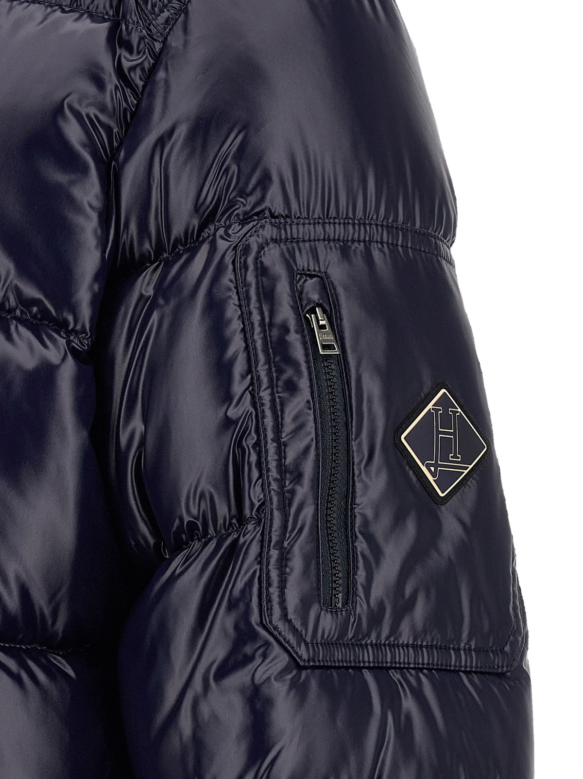 Herno Blue Polyamide Full-Length Men's Jacket