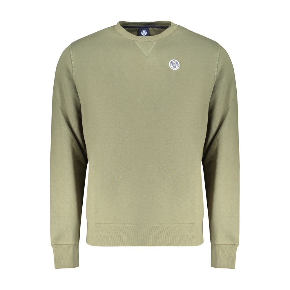 North Sails Green Cotton Menswear Men's Sweatshirt
