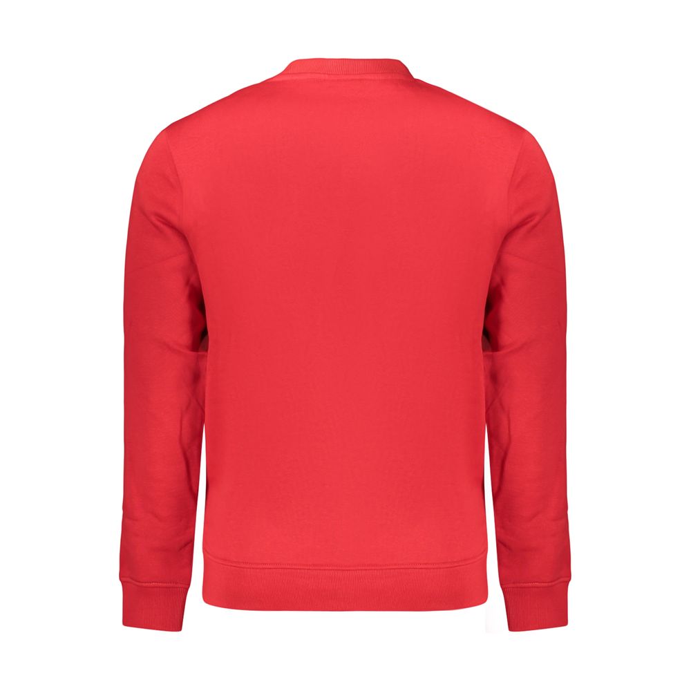 Napapijri Rosso Cotton Men's Men's Sweatshirt