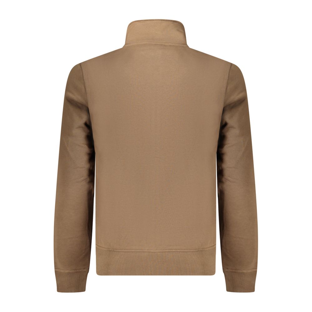 Napapijri Brown Cotton Men's Men's Sweatshirt