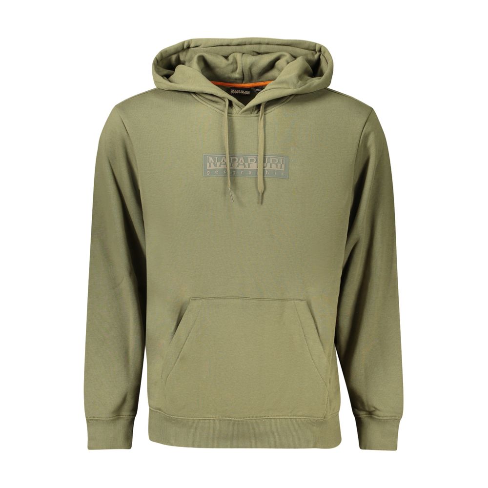 Napapijri Green Cotton Men's Men's Sweatshirt