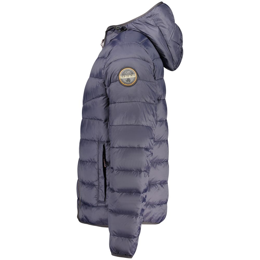 Napapijri Blue Polyamide Shell Men's Jacket