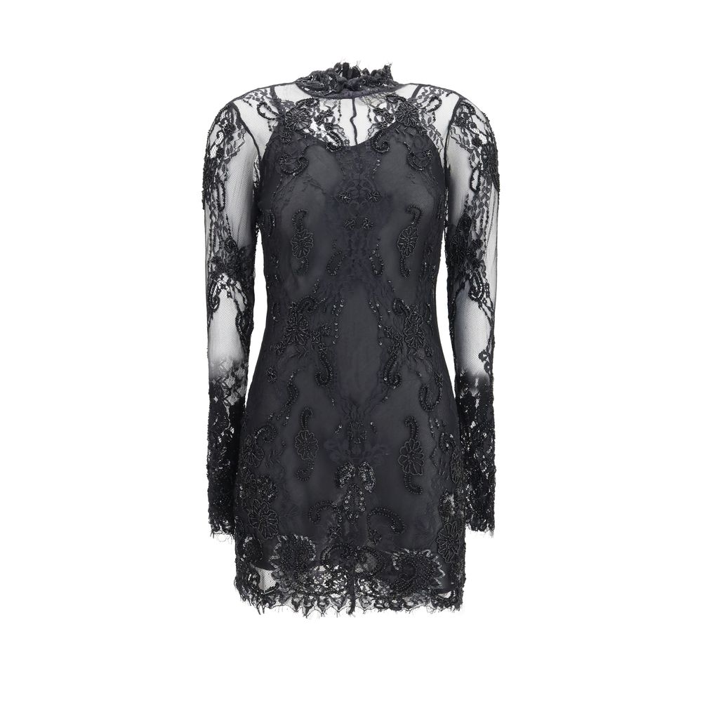 Blumarine Black Polyamide Cocktail Women's Dress