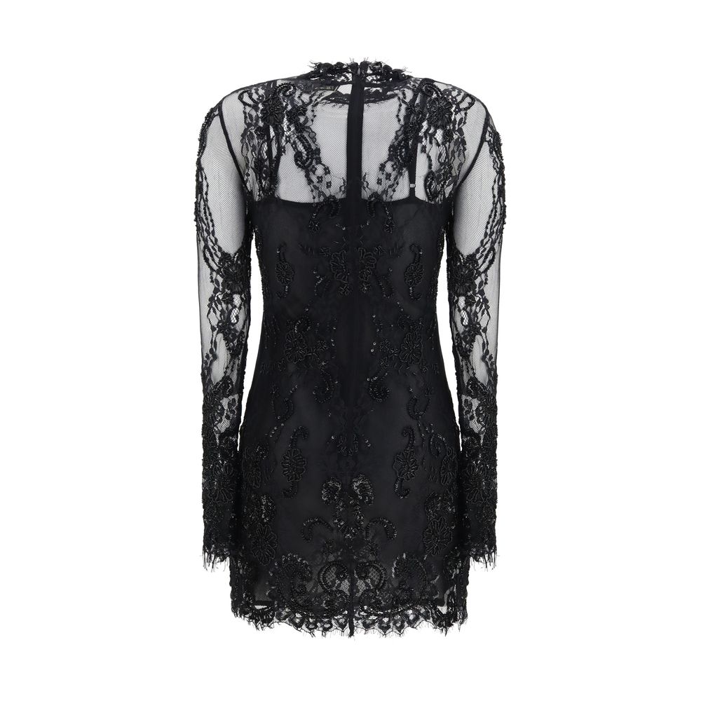 Blumarine Black Polyamide Cocktail Women's Dress