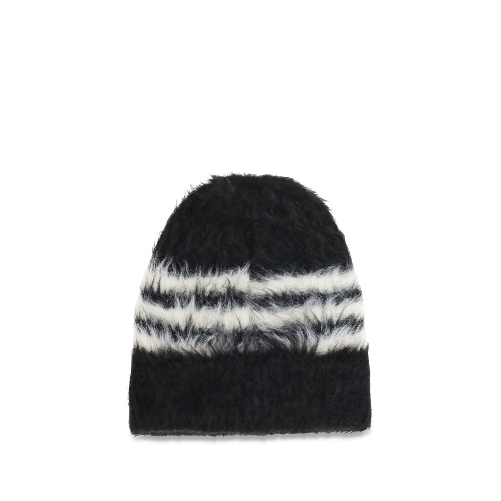 Y-3 Black Recycled Polyamide Men's Beanie