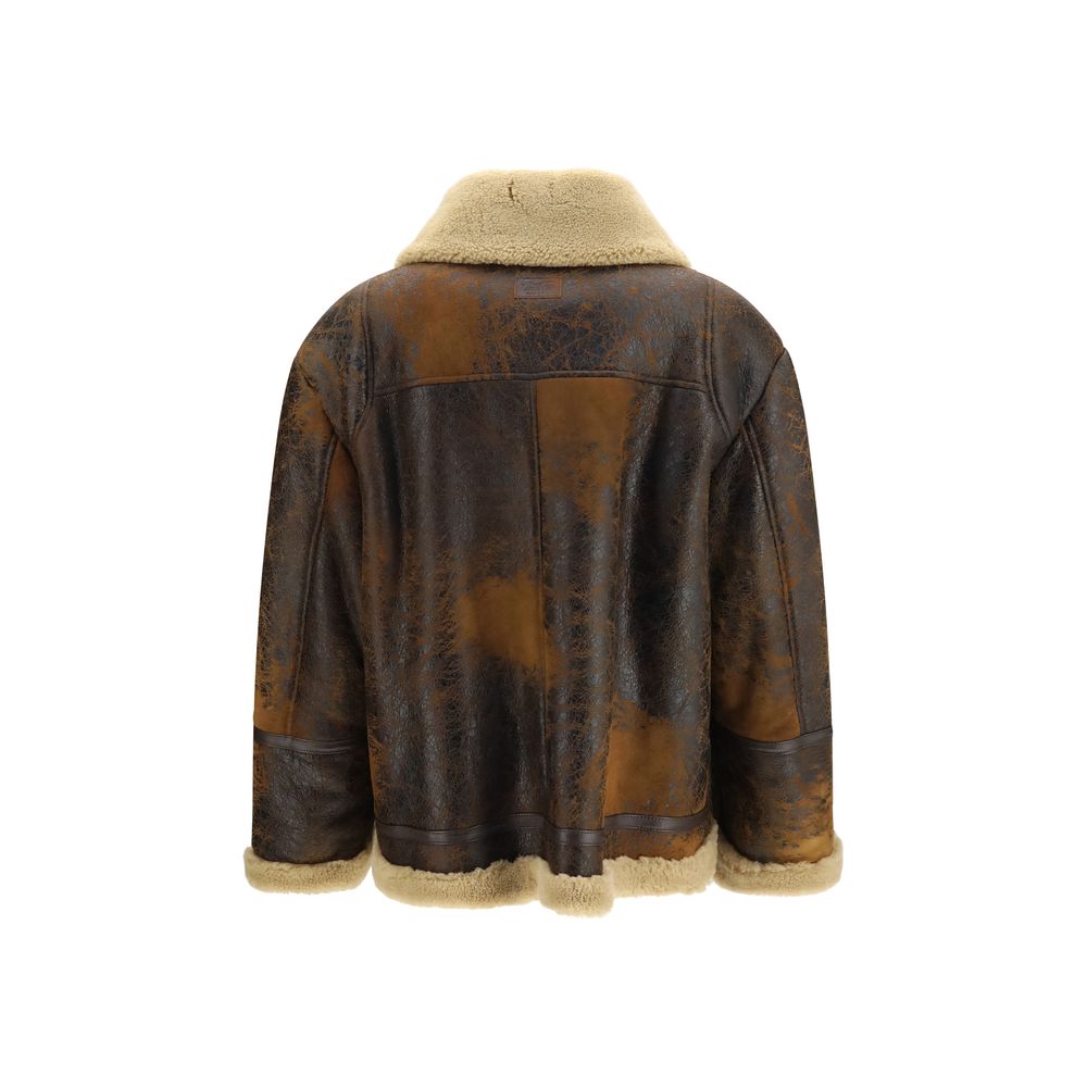 Valstar Brown Lamb Ovis Aries Leather Women's Jacket
