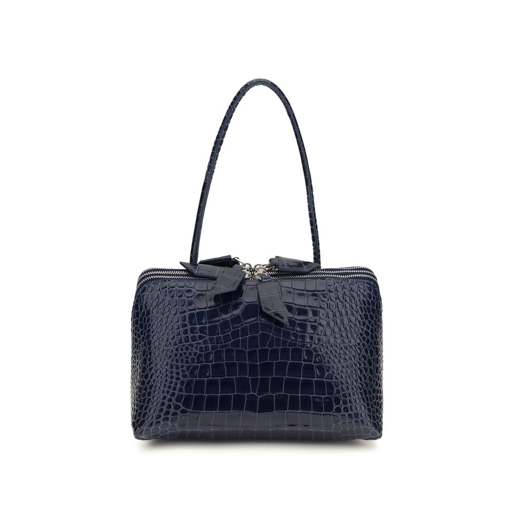 The Attico Blue Calf Leather Bos Taurus Shoulder Women's Bag