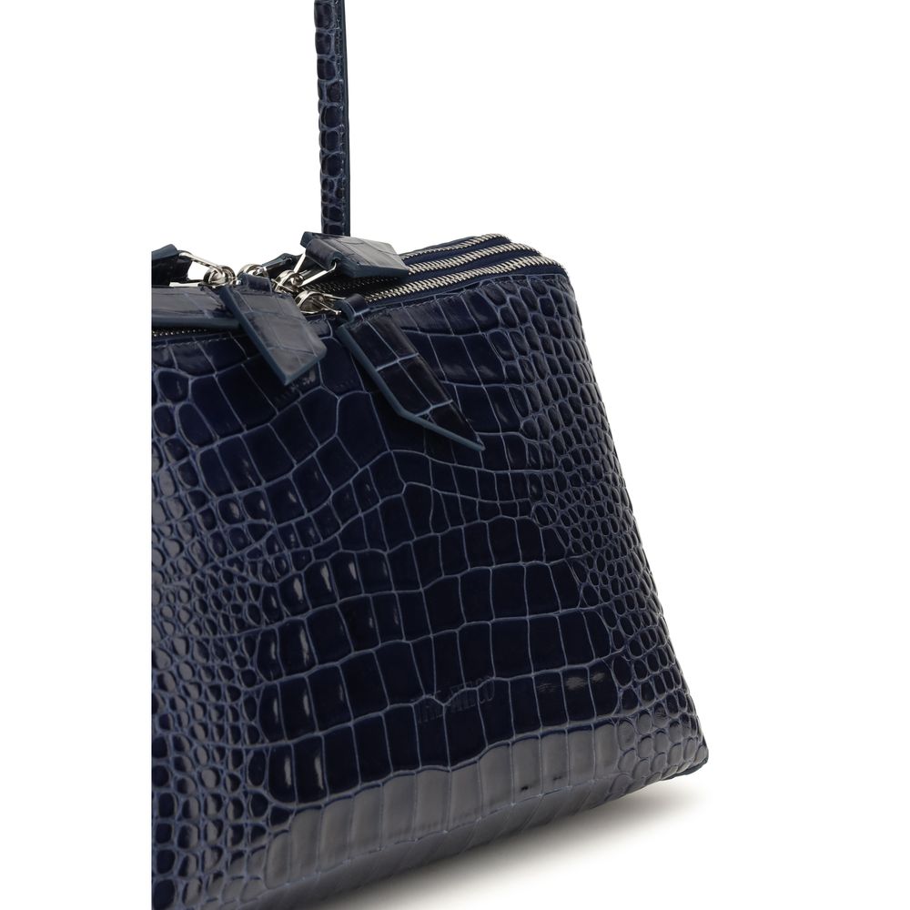 The Attico Blue Calf Leather Bos Taurus Shoulder Women's Bag