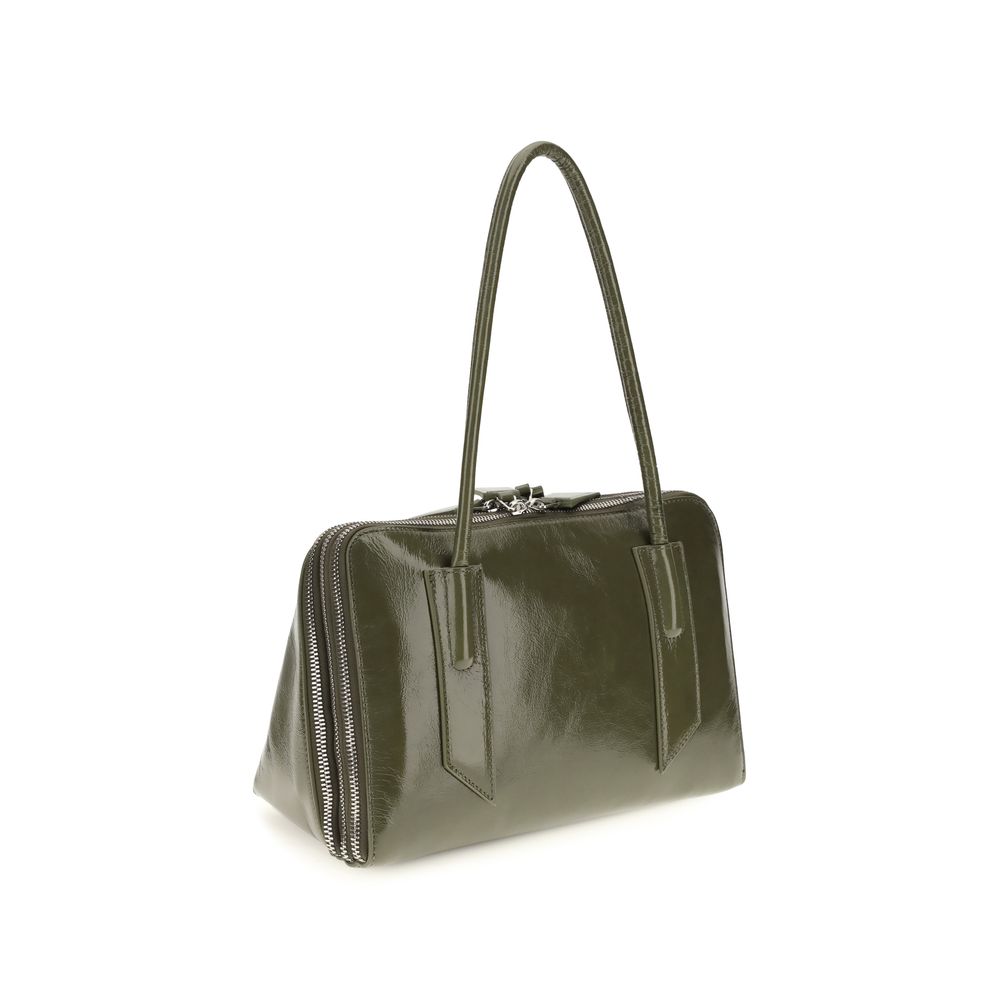 The Attico Bicolor Calf Leather Bos Taurus Shoulder Women's Bag
