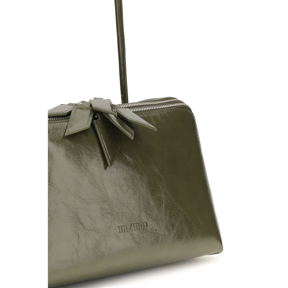 The Attico Bicolor Calf Leather Bos Taurus Shoulder Women's Bag