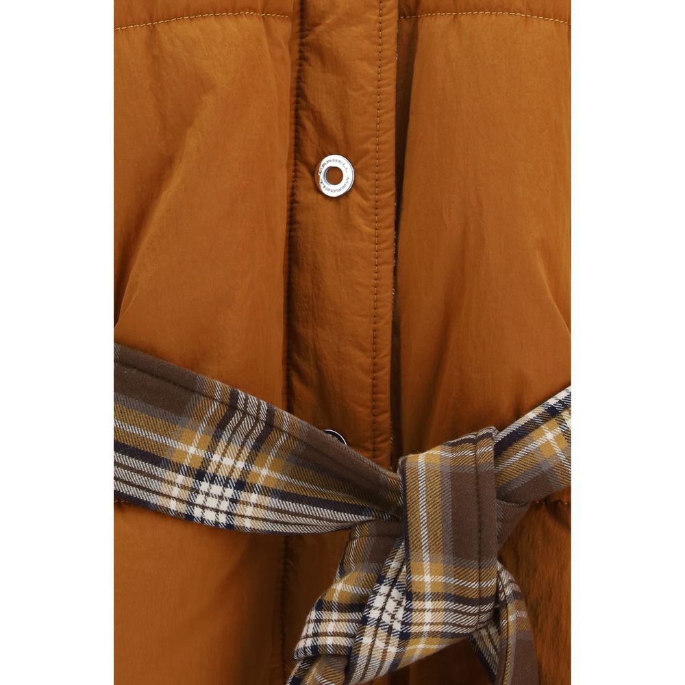 MARBELL Orange Polyamide Full-Length Women's Jacket