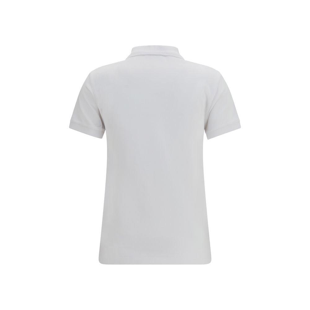 Maison Kitsuné White Cotton Polo Women's Shirt