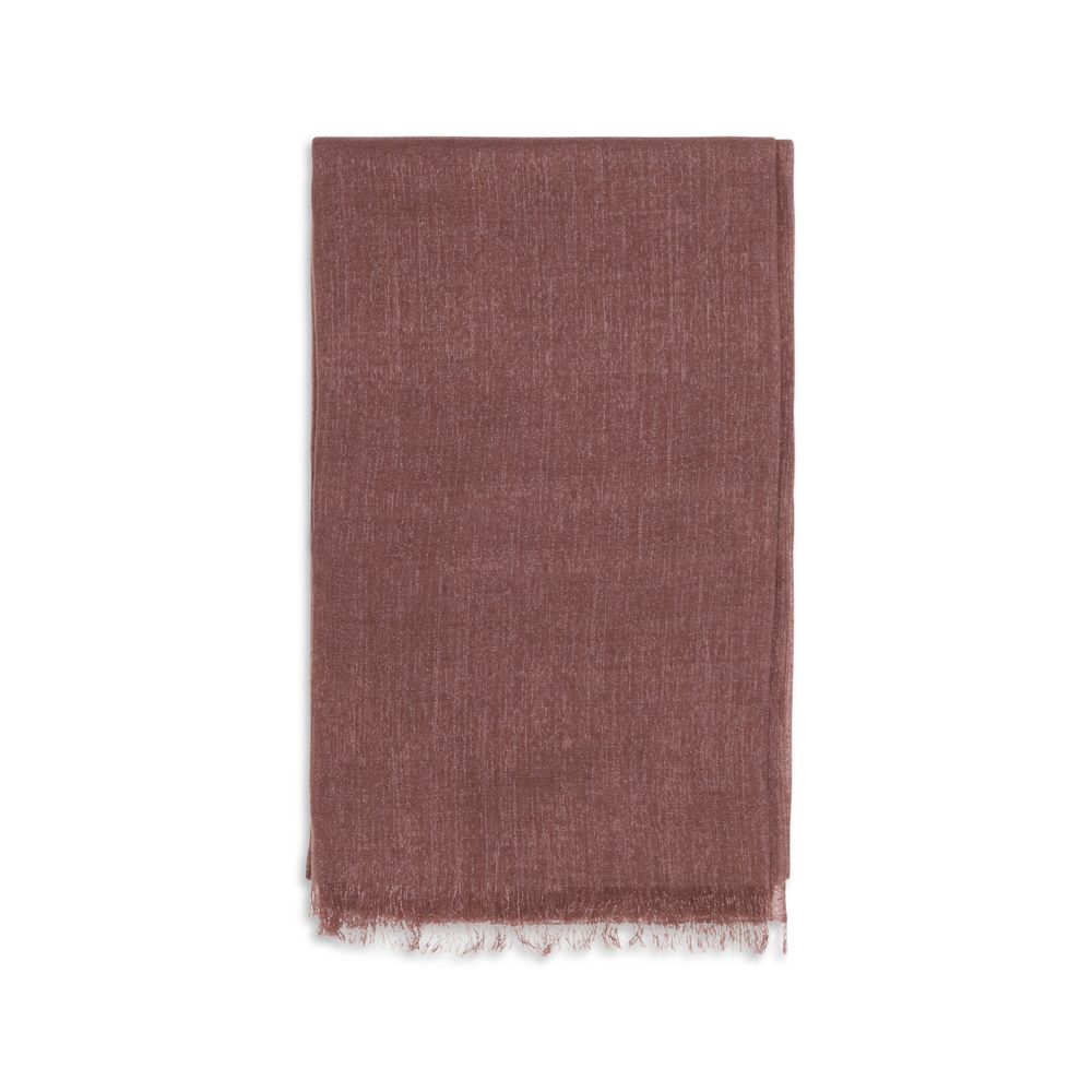 Brunello Cucinelli Bordeaux Cashmere Women's Foulard